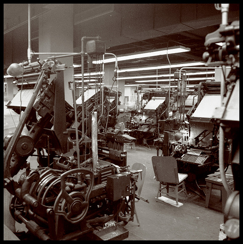 Shreveport Times linotypes